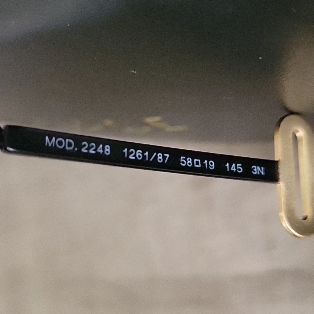 Versace Ve2248 55mm Hexagonal Sunglasses, Medusa Temple Hardware,  Matte Blk - Picture 5 of 13